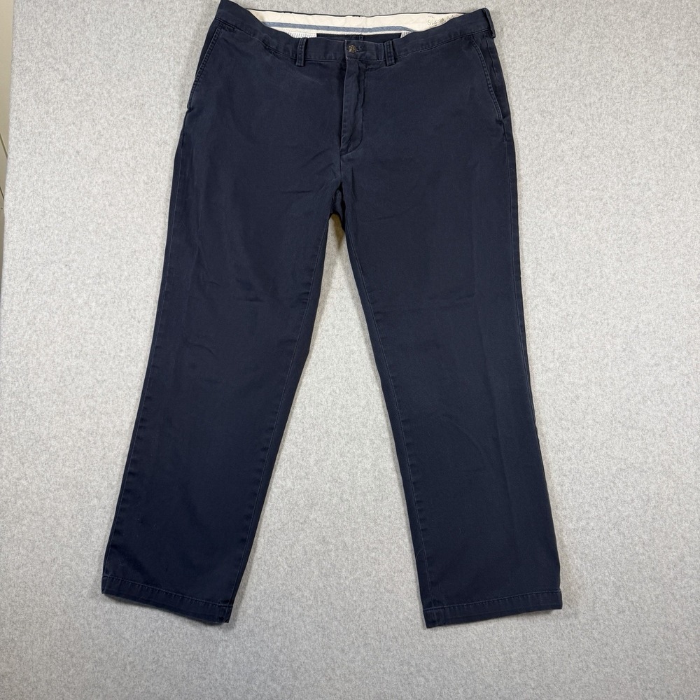Polo Ralph Lauren Classic Fit Flat Front Chino Pants Navy Blue 38x29* Preppy